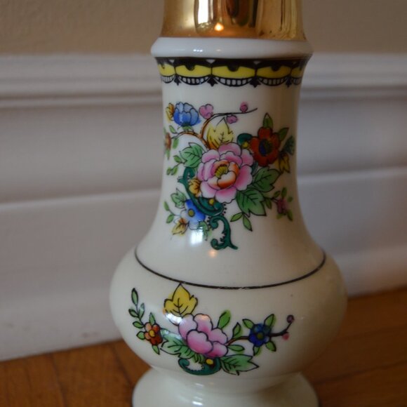 VTG Noritake Handpainted Sugar Shaker Made in Japan Gold Top Serveware Pottery. - Picture 3 of 8